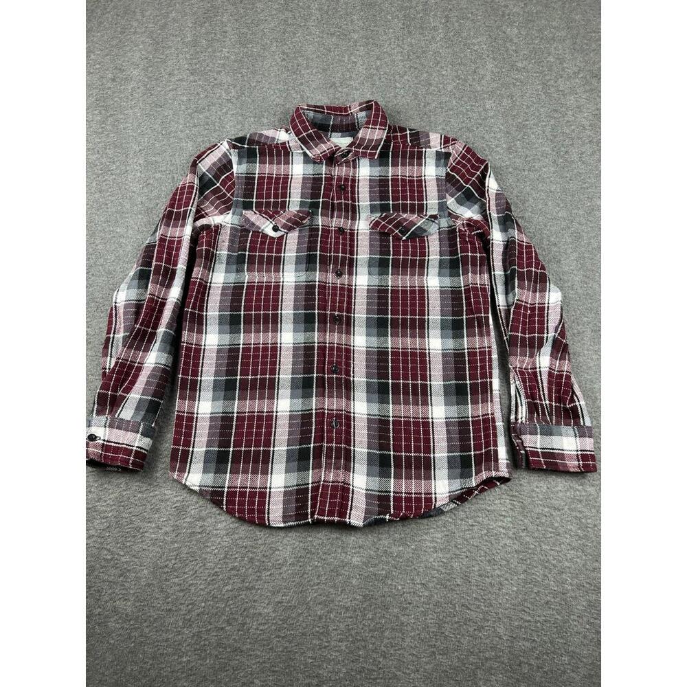 American Eagle Classic Fit Plaid Button-Up Shirt Men's Medium